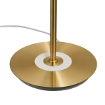 Lampa podłogowa ARTDECO 150 cm - biało - złota nowoczesna - zdjęcie produktu