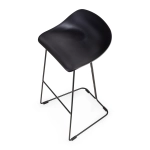 Hoker CARO BAR designerski czarny 75 cm - zdjęcie produktu