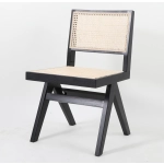 Krzesło BOHO bukowe w kolorze czarnym - zdjęcie produktu