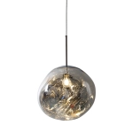 Lampa wisząca GLAM M srebrna 28 cm - zdjęcie produktu