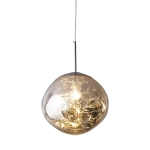 Lampa wisząca GLAM M srebrna 28 cm - zdjęcie produktu