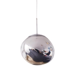 Lampa wisząca GLAM M srebrna 28 cm - zdjęcie produktu