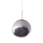 Lampa wisząca GLAM M srebrna 28 cm - zdjęcie produktu