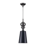 Lampa wisząca QUEEN-1 czarna 18 cm - zdjęcie produktu