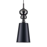 Lampa wisząca QUEEN-1 czarna 18 cm - zdjęcie produktu