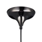 Lampa wisząca QUEEN-1 czarna 18 cm - zdjęcie produktu