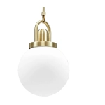 Lampa wisząca PEARL złota 20 cm - zdjęcie produktu