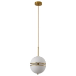 Lampa wisząca SFERA-1 LED złota 20 cm - zdjęcie produktu