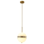 Lampa wisząca SFERA-1 LED złota 20 cm - zdjęcie produktu