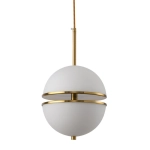 Lampa wisząca SFERA-1 LED złota 20 cm - zdjęcie produktu