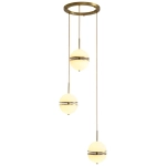 Lampa wisząca SFERA-3 LED złota 50 cm - zdjęcie produktu
