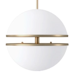 Lampa wisząca SFERA-3 LED złota 50 cm - zdjęcie produktu