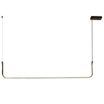 Lampa wisząca MINIMA-1 LED czarna 120 cm - zdjęcie produktu