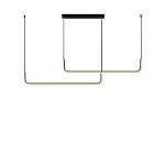 Lampa wisząca MINIMA-1 LED czarna 120 cm - zdjęcie produktu