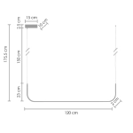Lampa wisząca MINIMA-1 LED biała 120 cm - zdjęcie produktu