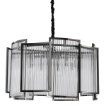 Lampa wisząca IMPERIO czarna 80 cm - zdjęcie produktu