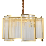 Lampa wisząca IMPERIO złota 80 cm - zdjęcie produktu