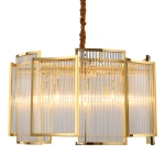 Lampa wisząca IMPERIO złota 80 cm - zdjęcie produktu