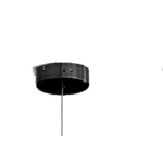 Lampa wisząca ARCTIC 100 cm czarna - zdjęcie produktu