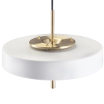 Lampa wisząca ARTDECO 35 cm biało złota - zdjęcie produktu
