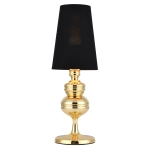 Lampa stołowa QUEEN złoto czarna 18 cm - zdjęcie produktu
