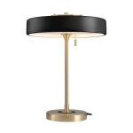 Lampa stołowa ARTDECO 50 cm - czarno - złota - zdjęcie produktu