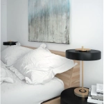 Lampa stołowa ARTDECO 50 cm - czarno - złota - zdjęcie produktu