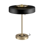 Lampa stołowa ARTDECO 50 cm - czarno - złota - zdjęcie produktu