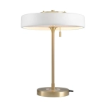 Lampa stołowa ARTDECO - biało - złota - zdjęcie produktu