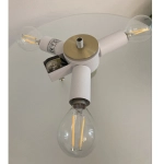 Lampa stołowa ARTDECO - biało - złota - zdjęcie produktu