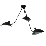Lampa wisząca CRANE-3P czarna - zdjęcie produktu