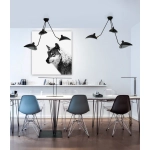 Lampa wisząca CRANE-3P czarna - zdjęcie produktu
