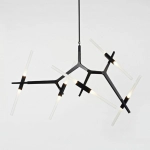 Lampa wisząca STICKS-10 czarna - zdjęcie produktu