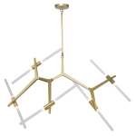 Lampa wisząca STICKS-10 złota - zdjęcie produktu
