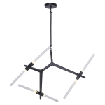 Lampa wisząca STICKS-6 czarna - zdjęcie produktu