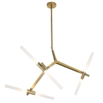 Lampa wisząca STICKS-6 złota - zdjęcie produktu