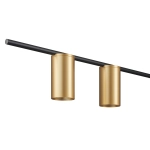 Lampa wisząca LUNGO czarno złota 135 cm - zdjęcie produktu