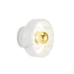 Lampa ścienna UNIVERSO marmurowo złota 18 cm - zdjęcie produktu