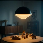 Lampa wisząca DIVERSO 35 cm - czarna matowa - zdjęcie produktu