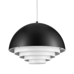 Lampa wisząca DIVERSO 35 cm - czarna matowa - zdjęcie produktu