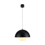 Lampa wisząca DIVERSO 35 cm - czarna matowa - zdjęcie produktu