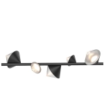 Lampa wisząca CONE LED 130 cm, czarna - zdjęcie produktu