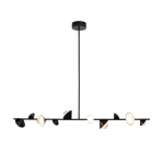 Lampa wisząca CONE LED 130 cm, czarna - zdjęcie produktu