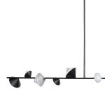 Lampa wisząca CONE LED 130 cm, czarna - zdjęcie produktu