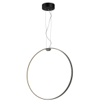 Lampa wisząca ACIRCULO 60 cm - czrny ring LED - zdjęcie produktu