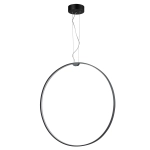Lampa wisząca ACIRCULO 74 cm - czrny ring LED - zdjęcie produktu