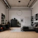 Lampa wisząca ACIRCULO 74 cm - czrny ring LED - zdjęcie produktu