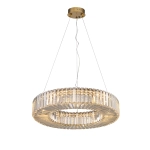 Lampa wisząca CRISTAL LED złota 60 cm - zdjęcie produktu