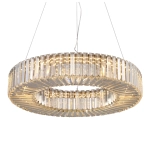Lampa wisząca CRISTAL LED złota 60 cm - zdjęcie produktu