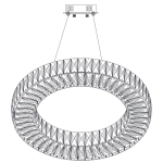 Lampa wisząca CRISTAL LED złota 60 cm - zdjęcie produktu